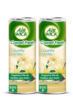 Air Wick Fresh Carpet Powder Country Vanilla 2x500g  - Image 1
