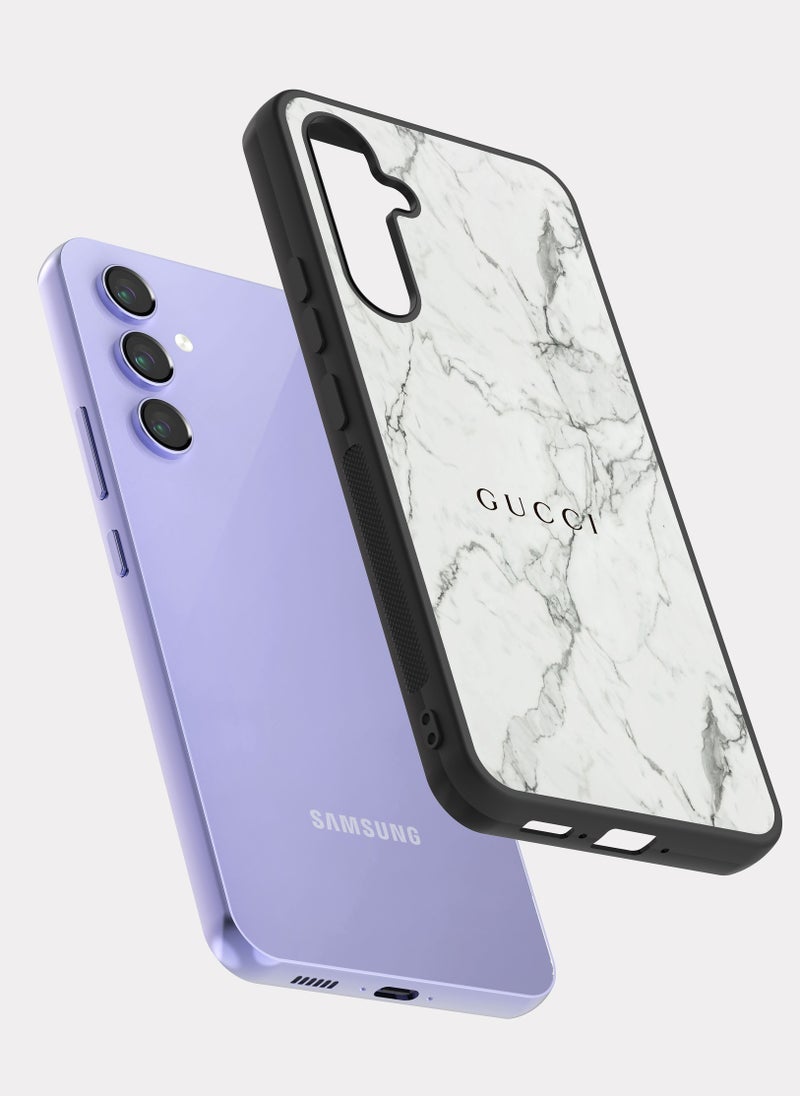 بكسلات كفر سامسونج جالكسي ايه 54 غوتشي ابيض اسود - Image 2