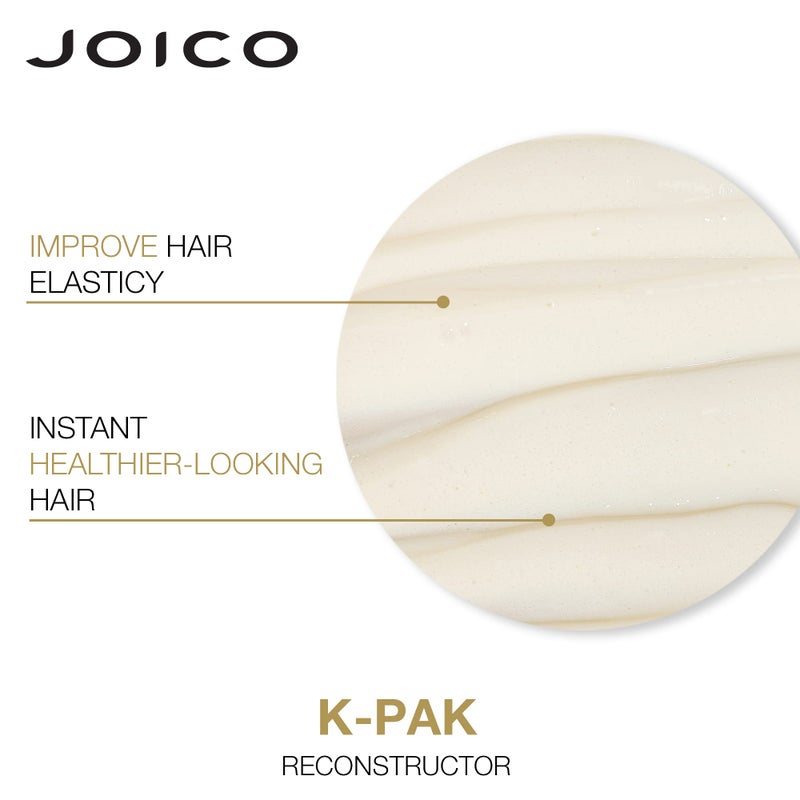 JOICO K-PAK Reconstructor Deep-Penetrating Treatment | For Damaged Hair | Repair & Strengthen Strands | Rebuild & Fortify Damaged Hair | Improve Elasticity | With Keratin & Arginine | 5.1 Fl Oz (Pack of 2) - Image 4