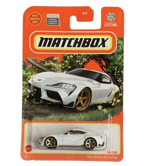 MATCHBOX سيارة مينيature تويوتا GR سوبرا 2023 من ماتشبوكس مقاس 164 باللون الأبيض 39100 - Image 1