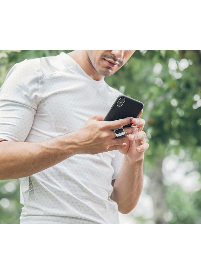 موشي غطاء حماية واق لهاتف أبل آيفون XS ماكس أسود/فضي - Image 3
