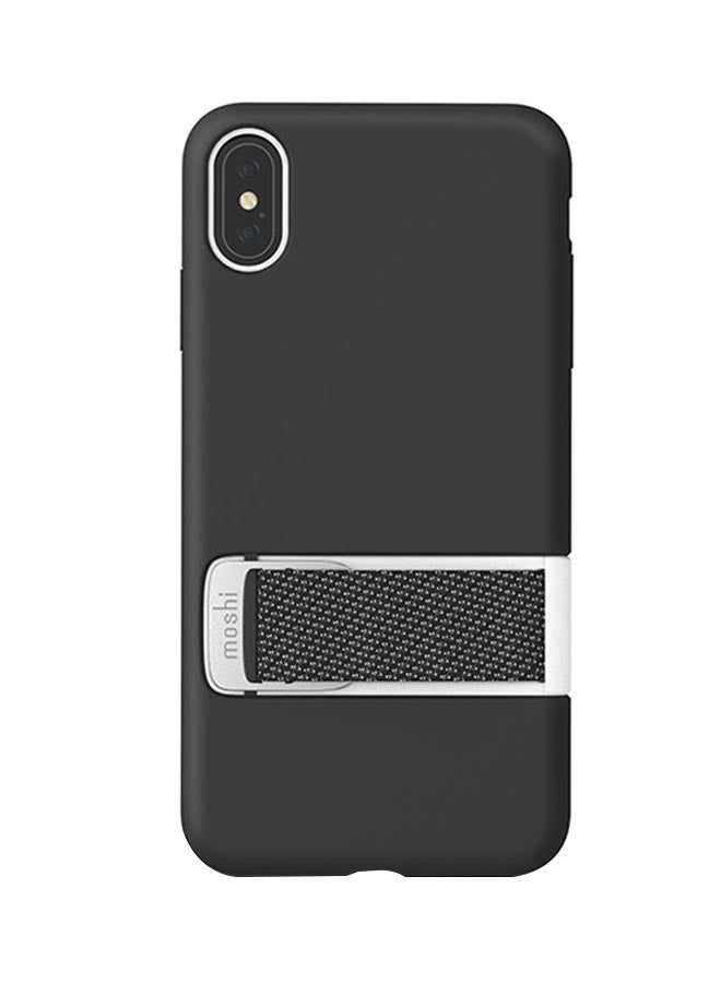 موشي غطاء حماية واق لهاتف أبل آيفون XS ماكس أسود/فضي - Image 1