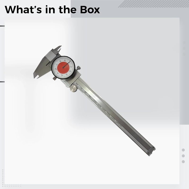 Stainless Steel Dial Caliper 0 01mm Precision External Internal Depth Step Measurement - Image 5