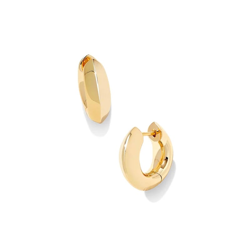 Kendra Scott Mikki Metal Huggie Earring, 14k Gold Plated Brass, Fashion Jewelry for Women - Image 1