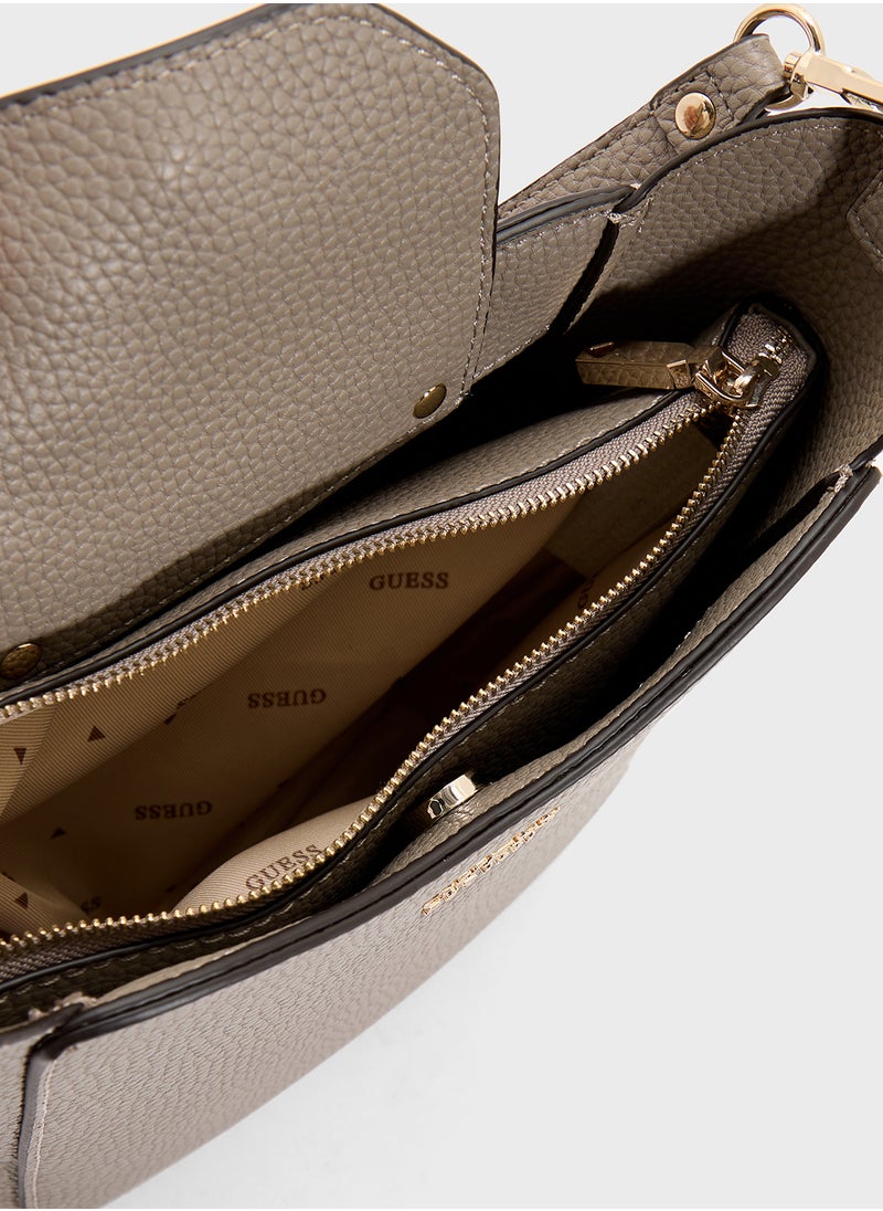 GUESS Brenton Girlfriend Satchel  - Image 5