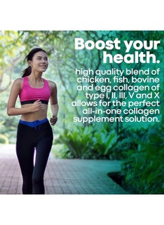 Herbtonics Multi Collagen Protein Powder Collagen Peptides Type (1,2,3,5 and 10) A Quality Blend of Grass-Fed Chicken, Wild Fish, Egg Hydrolyzed Collagen Bovine…  - Image 5