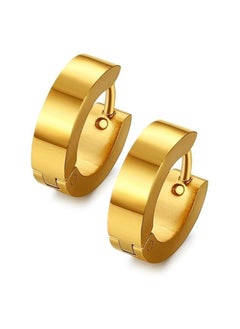 Fayrouz Jewellery Fayrouz Jewelry Small Stainless Steel Hoop Earrings, Huggie Earrings for Men and Women, Earrings for Men and Women  - Image 1