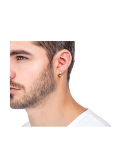 Fayrouz Jewellery Fayrouz Jewelry Small Stainless Steel Hoop Earrings, Huggie Earrings for Men and Women, Earrings for Men and Women  - Image 2