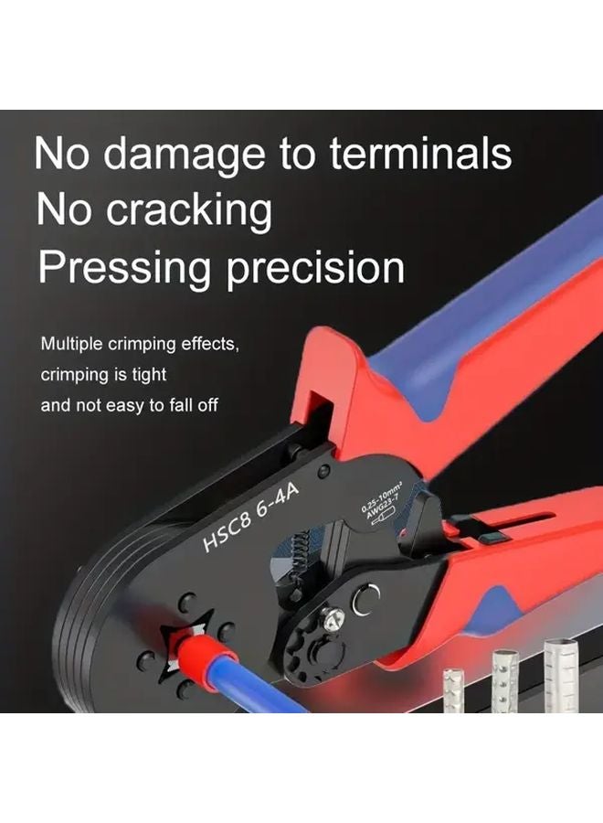 HSC8 6 6A Crimping Pliers Professional Tool For 0 25 10mm 23 7AWG Wires - Image 4