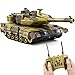 Supdex 124 RC Tank 24Ghz Remote Control Army Tank with 360Rotating Turret Auto Demo Sound Smoke Light Military Vehicles Model Gift for Boys 68 - Image 2