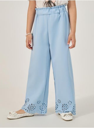 Solid Laser Cut Hem Relaxed Fit Pants - pzsku/ZEB3DB477BF886B3982E4Z/45/1744378113/e9090d26-8598-4ffb-9d98-107d4cc5e7e0