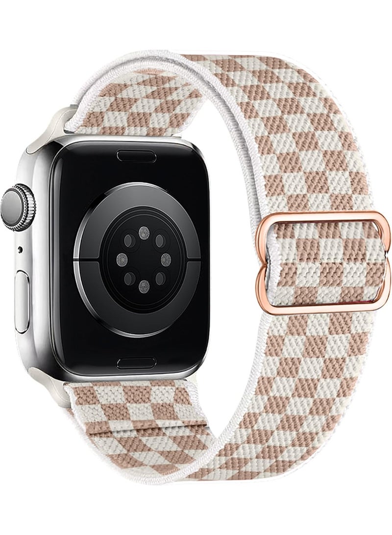 Wristband Adjustable Nylon Strap for Apple Watch 38mm 40mm 41mm Adjustable Soft Elastics Strap - Image 1