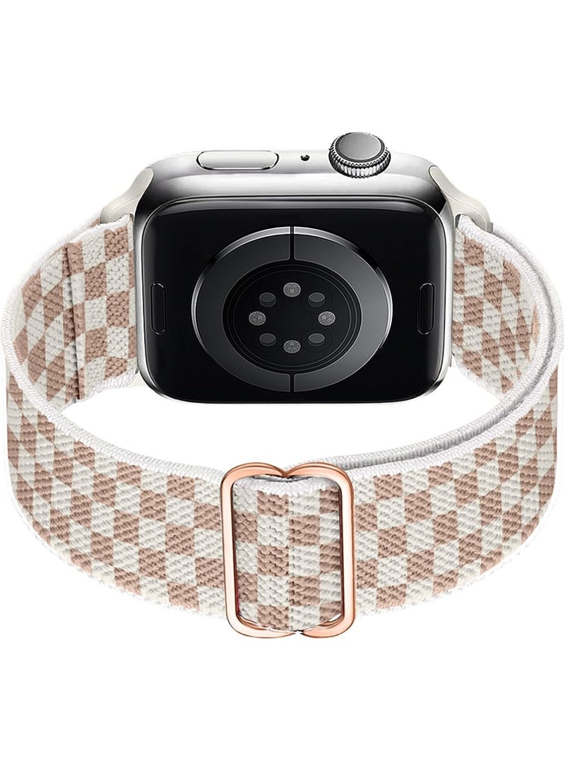 Wristband Adjustable Nylon Strap for Apple Watch 38mm 40mm 41mm Adjustable Soft Elastics Strap - Image 2