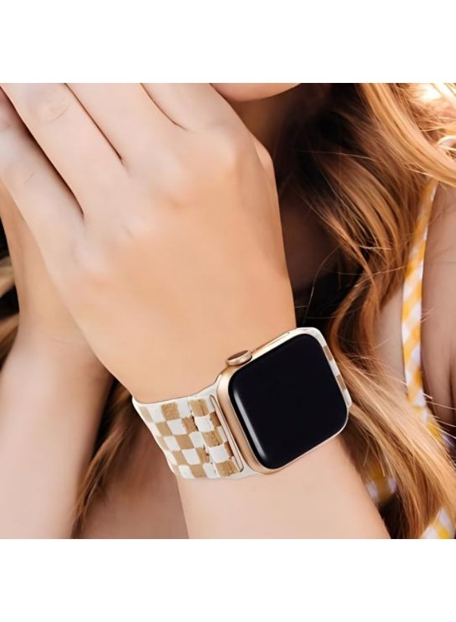Wristband Adjustable Nylon Strap for Apple Watch 38mm 40mm 41mm Adjustable Soft Elastics Strap - Image 5