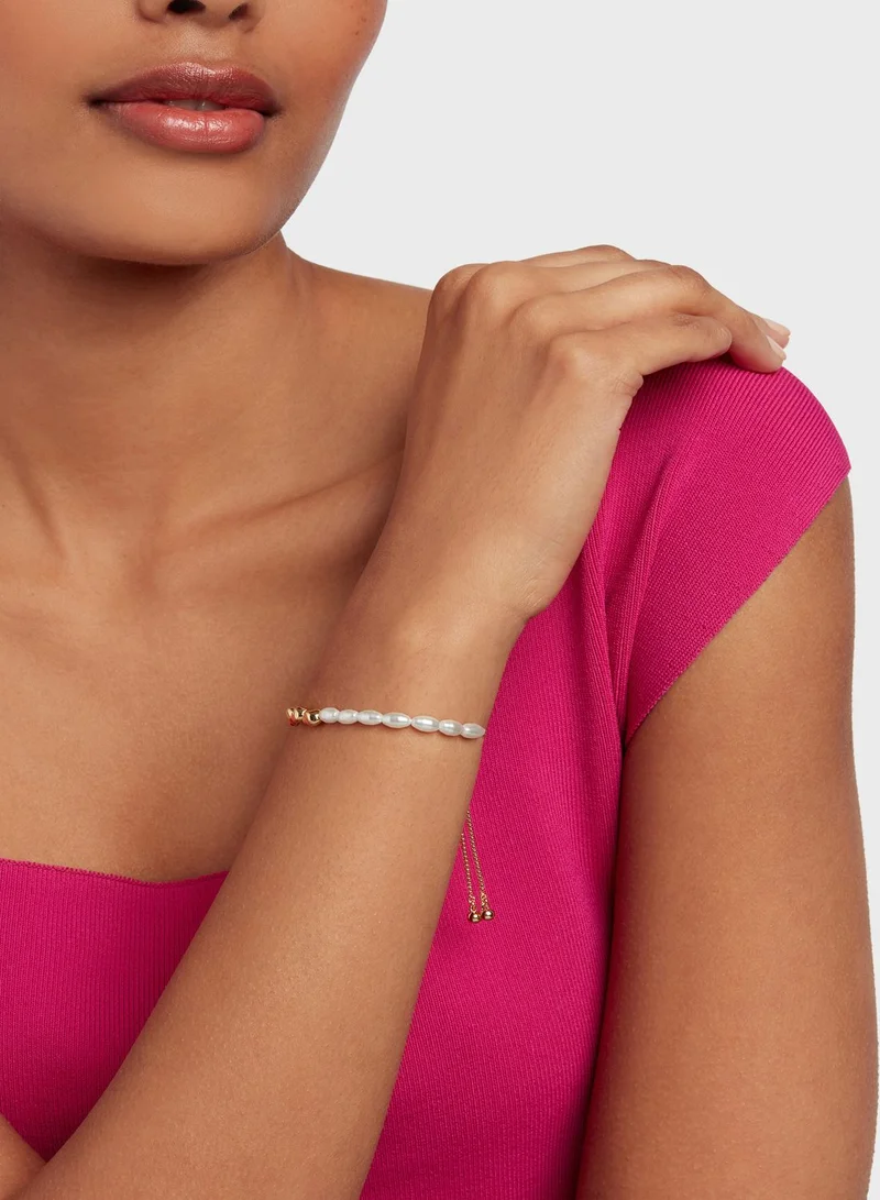 Ted Baker  Inela Island Pearl Bead adjustable Bracelet for Women | Best Price UAE
