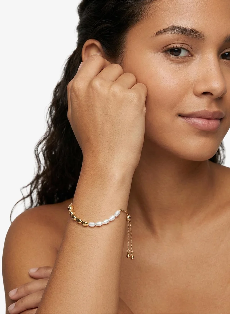 Ted Baker  Inela Island Pearl Bead adjustable Bracelet for Women | Best Price UAE