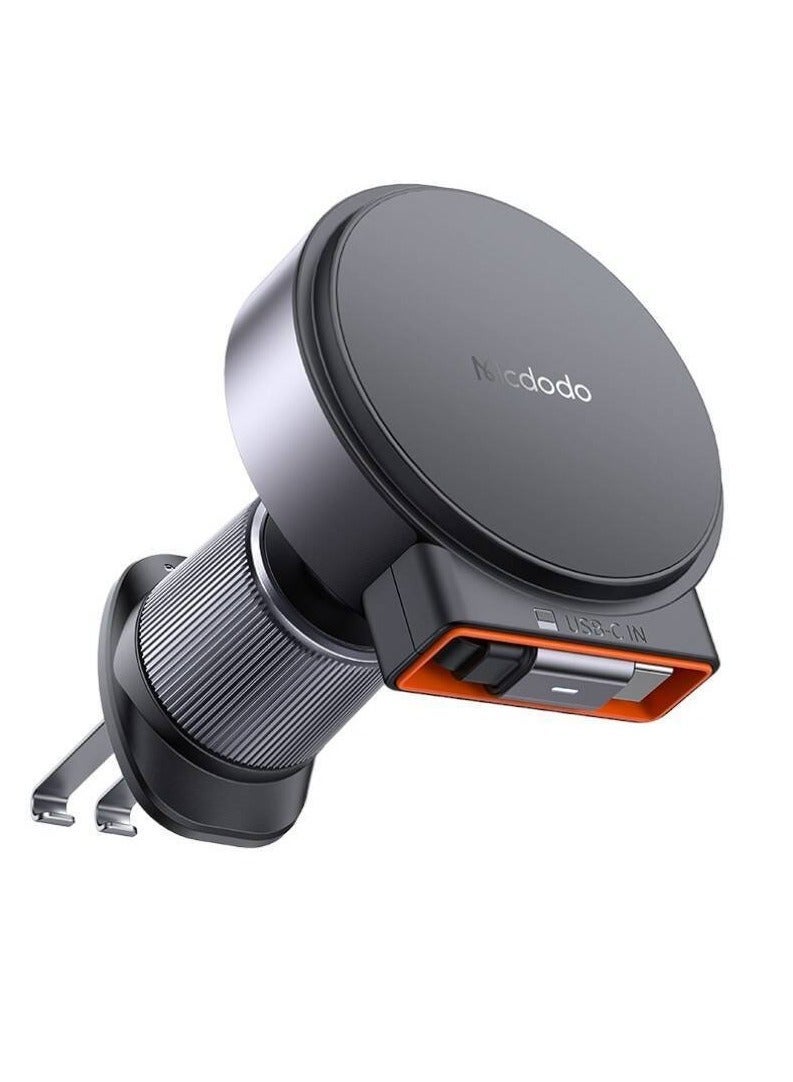 Mcdodo CH 3000 Wireless Car Charger Fast 15W Charging with Retractable USB C Cable - Image 1