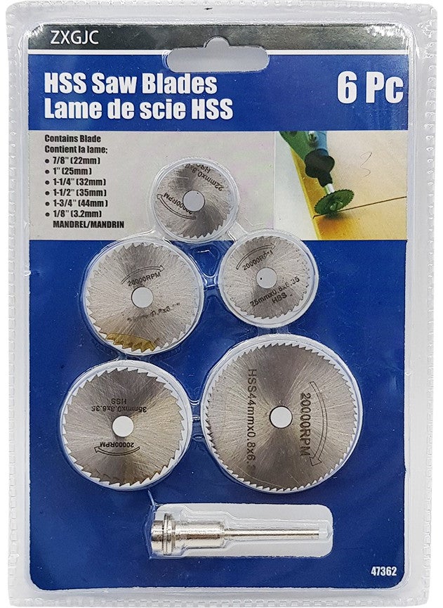 TiTi Engraving Machine Mini Saw Set 6 Pieces Dremel Compatible  - Image 1
