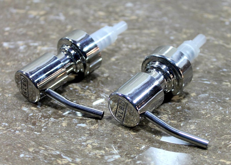KLEO Stainless Steel Liquid Soap Dispenser Replacement Pump | Soap Pump | Lotion Pump - Pack of 2 - Image 2