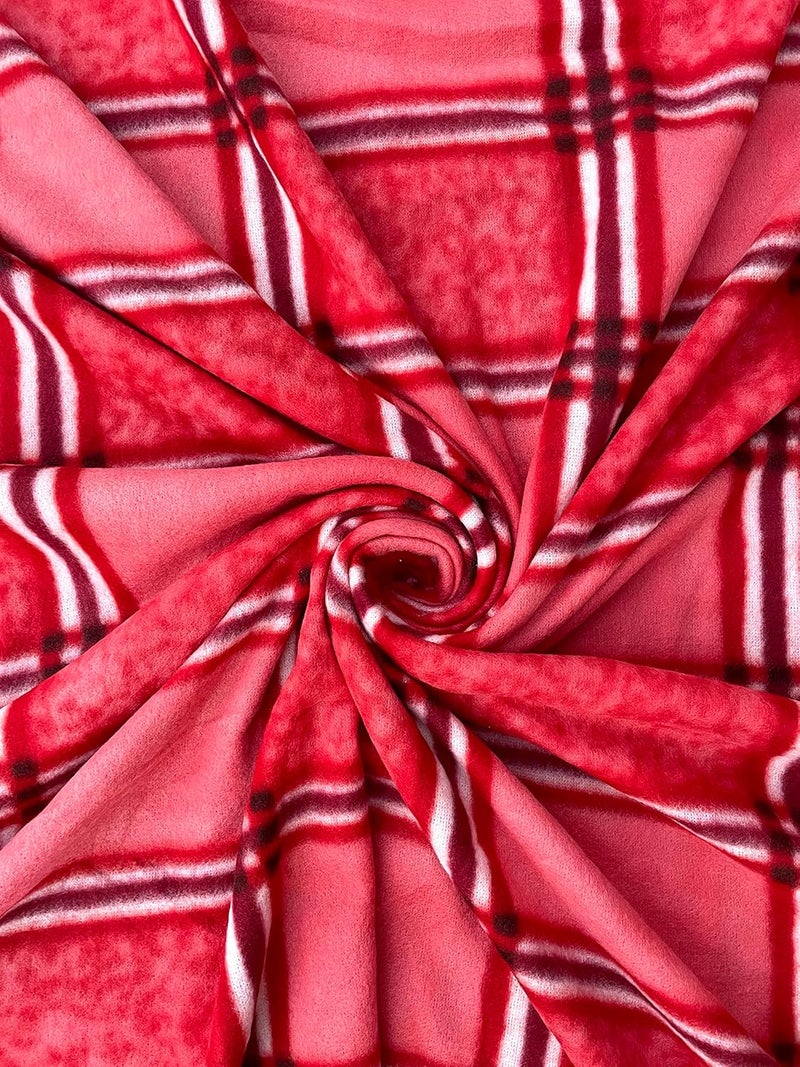 MORADO MORADO Single Bed Woolen Fabric Checkered Quilt CoverDuvet CoverRajai CoverBlanket Cover for Winters 70x90 Inches Mustard and Red Combo of 2 - Image 5