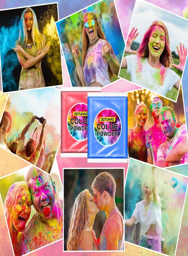 DOTUHAO Gender Reveal Powder - 1 LB Blue Color Powder, Colors Run Powders, Perfect for Boy or Girl, Colosr Toss, and Car Burnout, War Paint, Holi Festival - Perfect Gender Reveal Powders (Blue,1 LB) - Image 5