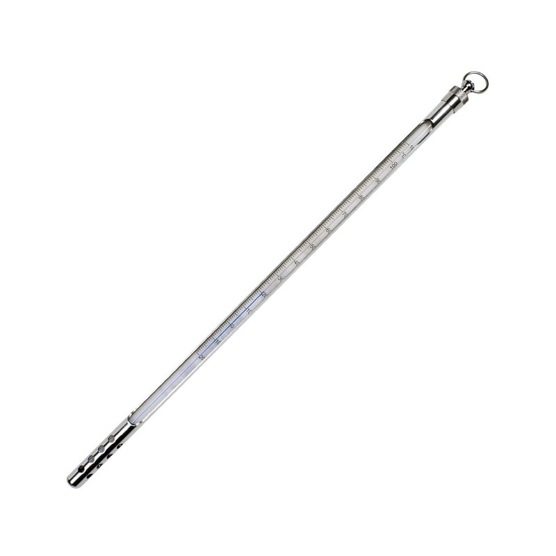 H-B DURAC Plus B60740-0600 Armored Liquid-in-Glass Thermometer; 0 to 230°F, 76mm Immersion, Organic Liquid Fill