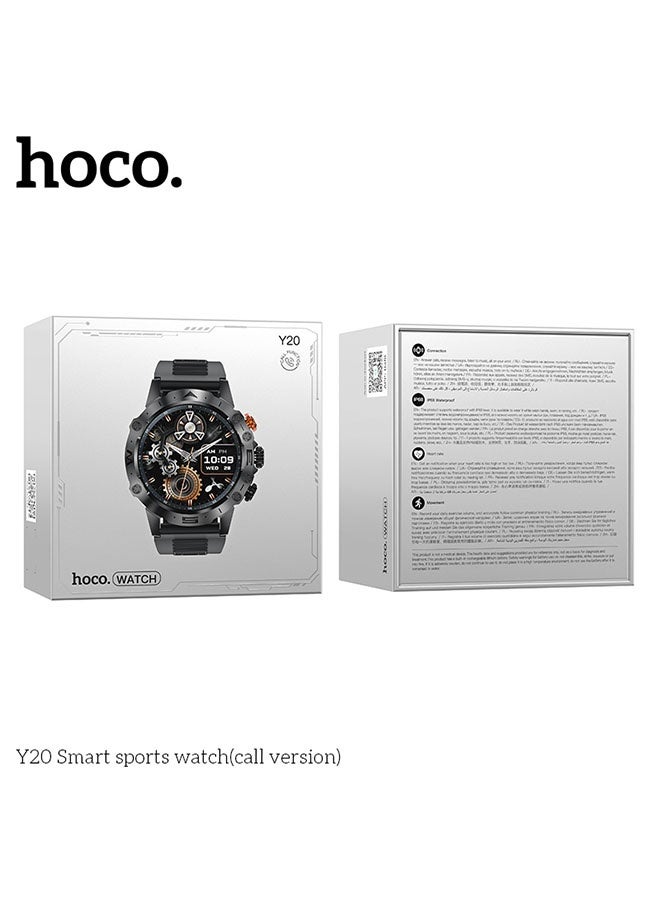 hoco. Y20 Smart Sports Watch (Call Version) Multi-Sport Modes Original - Image 5