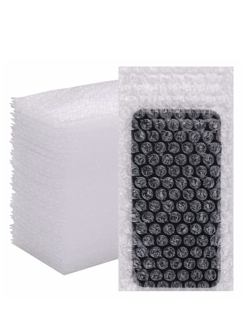 Y&D 200 Pack Bubble Out Bags 4"x 8" Clear Pouch Bags, Cushioned Pouches for Moving, Shipping and Storage, Double Walled Cushioning  - Image 1