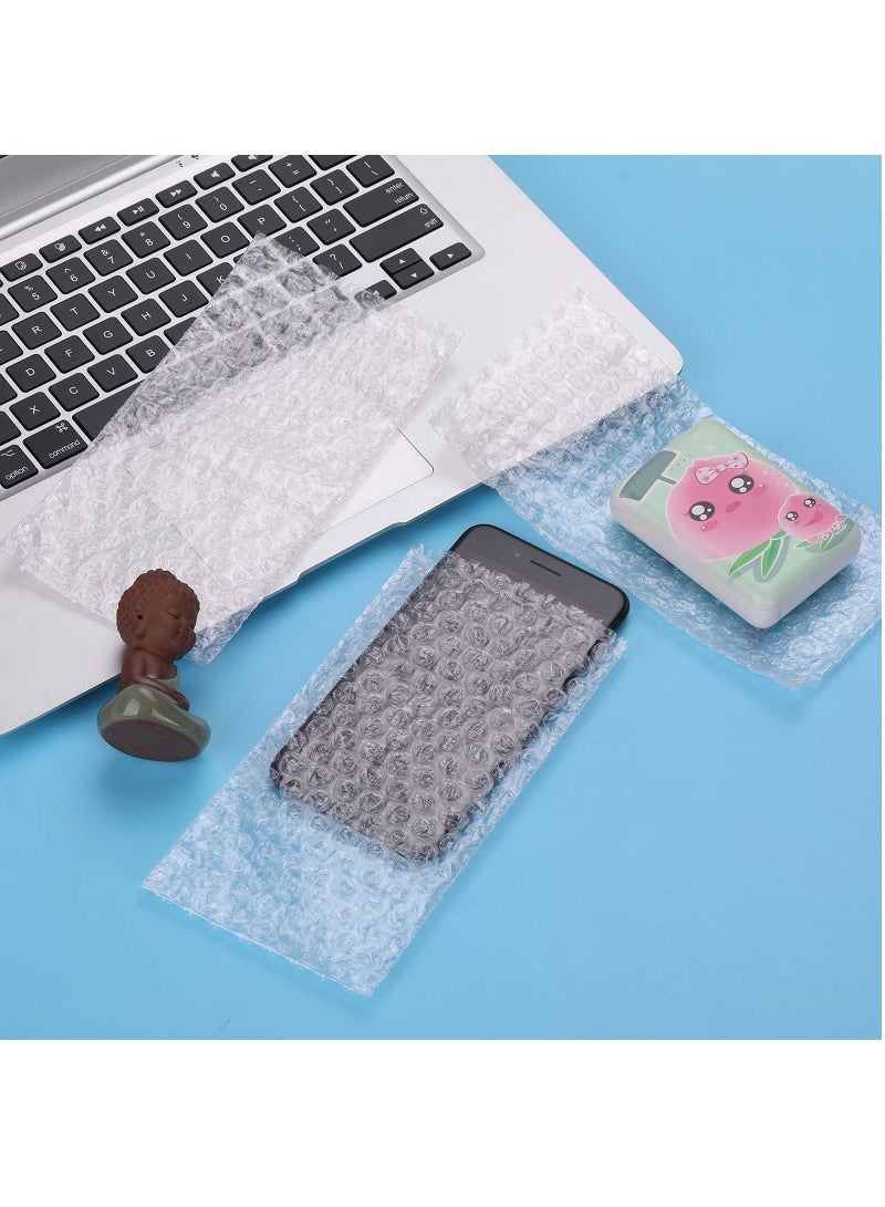 Y&D 200 Pack Bubble Out Bags 4"x 8" Clear Pouch Bags, Cushioned Pouches for Moving, Shipping and Storage, Double Walled Cushioning  - Image 5