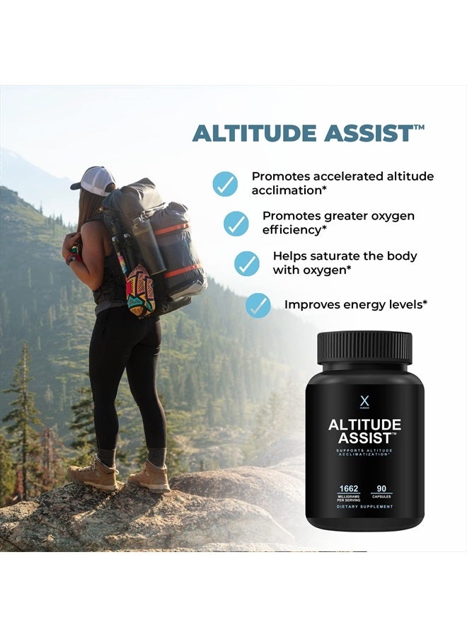 HUMANX مساعد الارتفاع - الوقاية من مرض الارتفاع - تخفيف للرياضات الجبلية (التزلج، التزلج على الجليد، التسلق) - غير معدّل وراثيًا، نباتي، كيتو - تركيبة للتكيف، مكمل مرض الارتفاع - من HumanX - Image 3