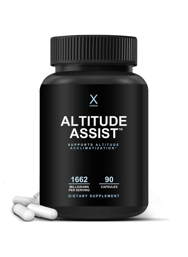HUMANX مساعد الارتفاع - الوقاية من مرض الارتفاع - تخفيف للرياضات الجبلية (التزلج، التزلج على الجليد، التسلق) - غير معدّل وراثيًا، نباتي، كيتو - تركيبة للتكيف، مكمل مرض الارتفاع - من HumanX - Image 1