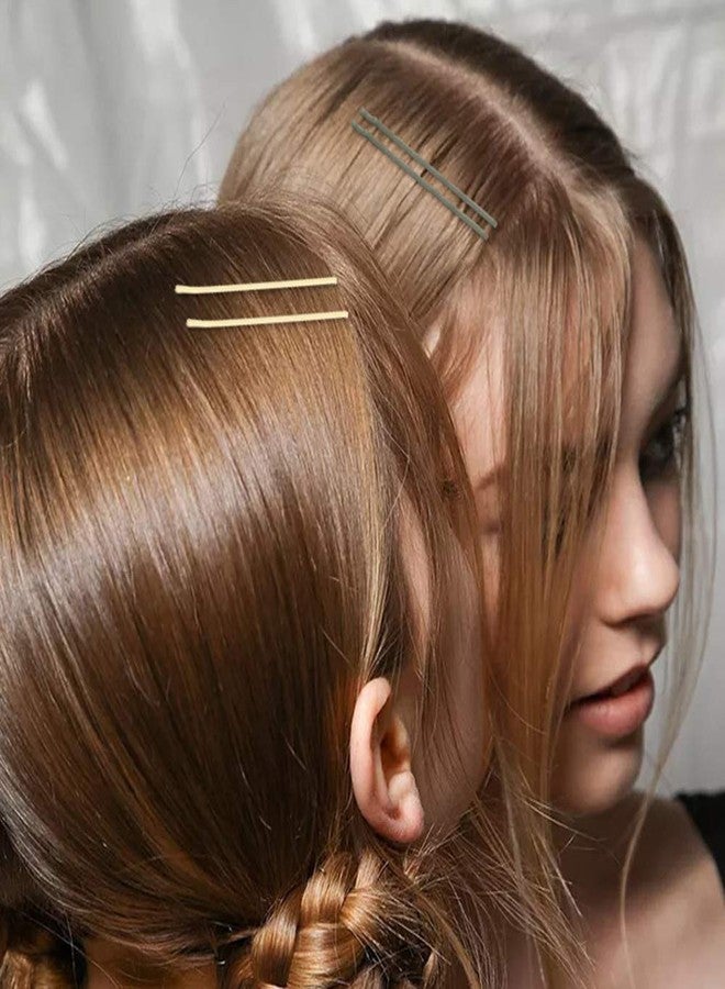 ZEELPETAL Mini Wavy 6 cm Bobby Pins Brown, Small Hair Bobby Pins with Storage Box for Updos, Metal Hair Clips for Kids, Girls and Women, Suitable for All Hair Types - 40 pcs. (Light candy Color) - Image 3