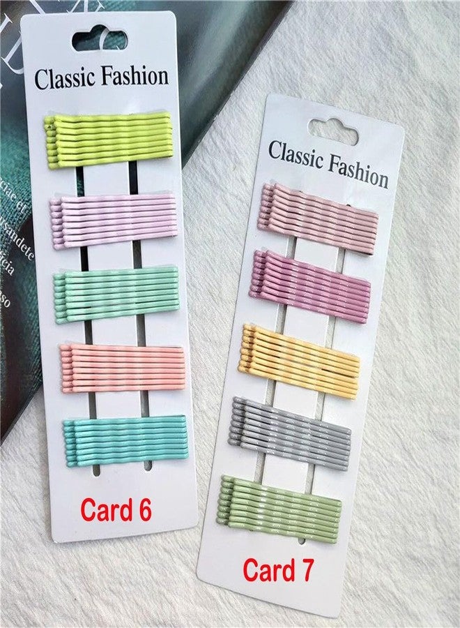 ZEELPETAL Mini Wavy 6 cm Bobby Pins Brown, Small Hair Bobby Pins with Storage Box for Updos, Metal Hair Clips for Kids, Girls and Women, Suitable for All Hair Types - 40 pcs. (Light candy Color) - Image 5