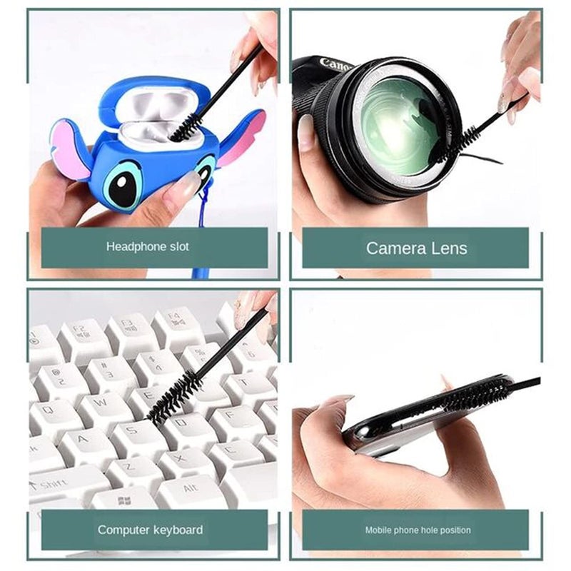 WedFeir 108pcs Cleaning Kits for iPhone, for Airpod Cleaner Kit Phone Jack Charger Port Hole Plug Speaker Cleaner Tool for Cameras Keyboards Headphones. - Image 3