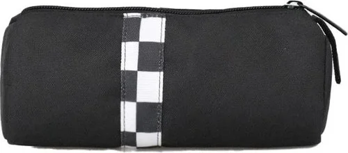 يونايتد كولورز أوف بينتيون Single Compartment Black Checkerboard Patterned Pencil Bag 03763