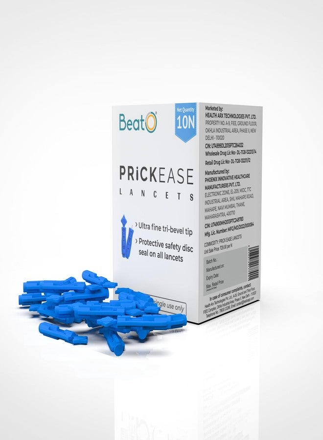 BeatO PrickEase Lancets | Glucometer Lancets Designed for Safe and Hassle-Free Blood Glucose Testing | Lancets for Glucometer (Pack of 10) - Image 4