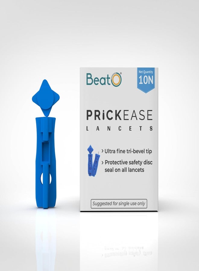 BeatO PrickEase Lancets | Glucometer Lancets Designed for Safe and Hassle-Free Blood Glucose Testing | Lancets for Glucometer (Pack of 10) - Image 3