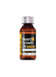 Ustraa Beard Growth Oil Advanced-60Ml-Lab Tested To Increase Beard Growth Rate By 40%,One Of Best Beard Growth Oil Patchy Beard Issues, Redensyl & Dht Booster,No Sulphates,No Mineral Oil  - Image 2