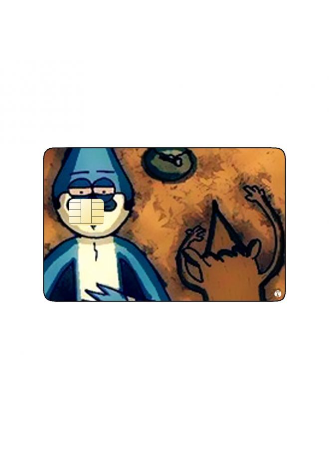 RKN PRINTED BANK CARD STICKER Animation Regular Show By Cartoon Network - Image 1