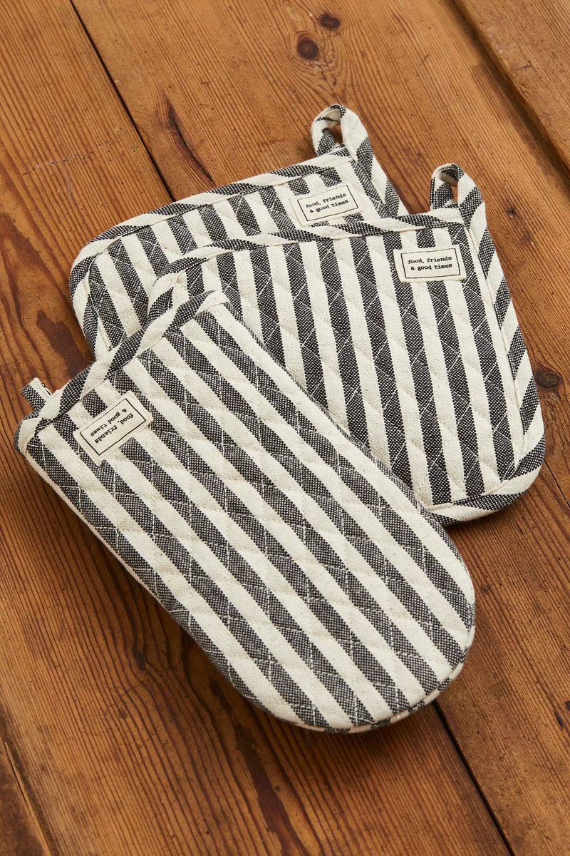 H&M 2-pack linen-blend pot holders