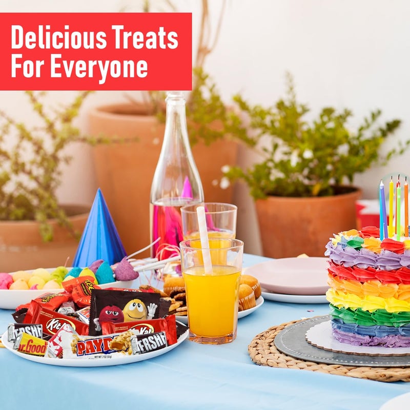 Assorted Chocolate Candy Mix - Individually Wrapped Milk, Dark, and White Chocolates - 2lb Bulk Variety Pack for Snacking, Sharing, and Gifting - Ideal for Home, Office, and Events - Image 5