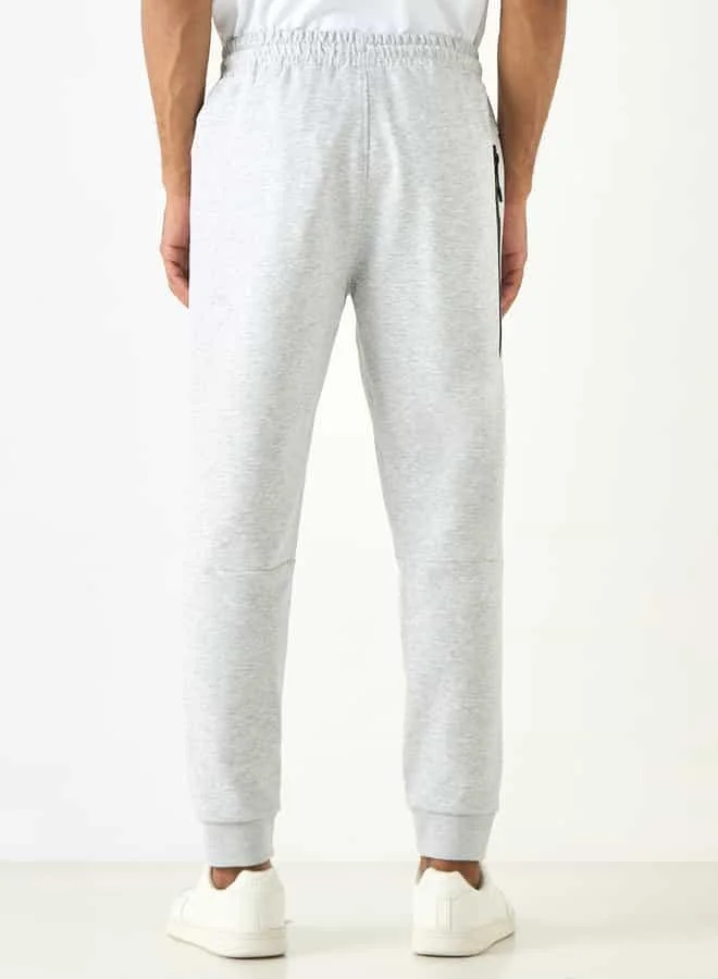 Kappa Kappa Logo Embroidered Joggers with Drawstring Closure