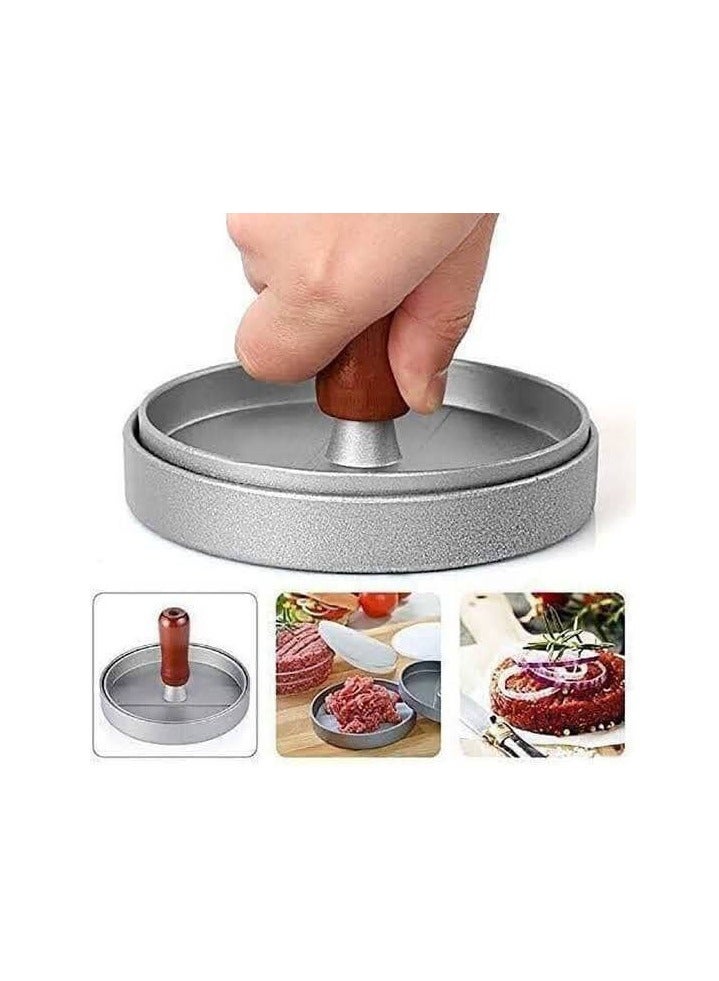 Silver Single Pressure Burger - Image 1