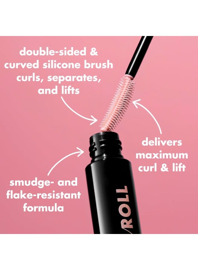 elf Lash 'N Roll Mascara, Curling Mascara for Visibly Lifted Eyelashes Black - Image 2