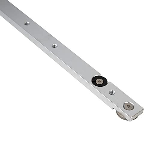KETIPED Aluminium Alloy 3/4" Miter Bar Clamping Tool Slider Table Saw Gauge Rod T-Slot Track Bar Rail for Router Tables and Woodworking,300mm-Silver - Image 1