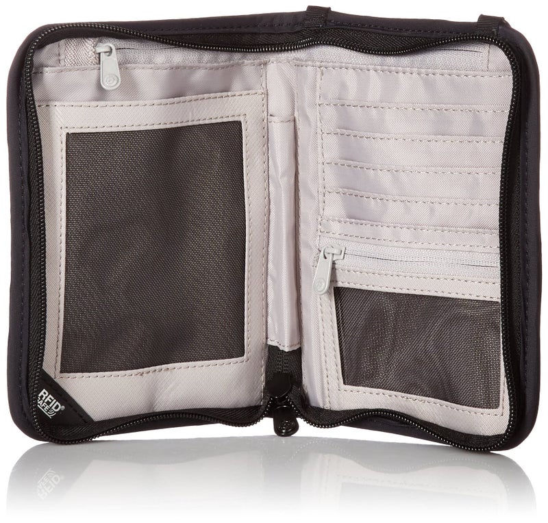 Pacsafe Rfidsafe V150 Anti-theft Blocking Compact Passport Wallet, Black - Image 3
