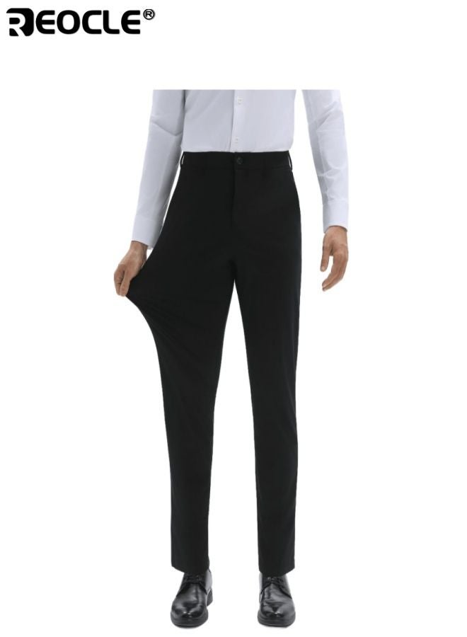 REOCLE Men's Dress Pants with High Stretch and Iron Free Design Business Trousers with Lightweight Breathable Fabric for Golf Work Wear - Image 1