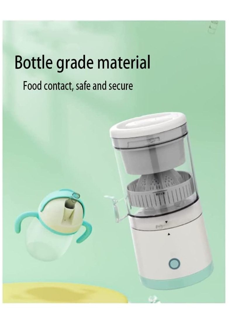 عصارة كهربائية متعددة الوظائف، عصارة منزلية محمولة، عصارة لفصل بقايا العصير، مع حلقة ختم سيليكون - Image 4