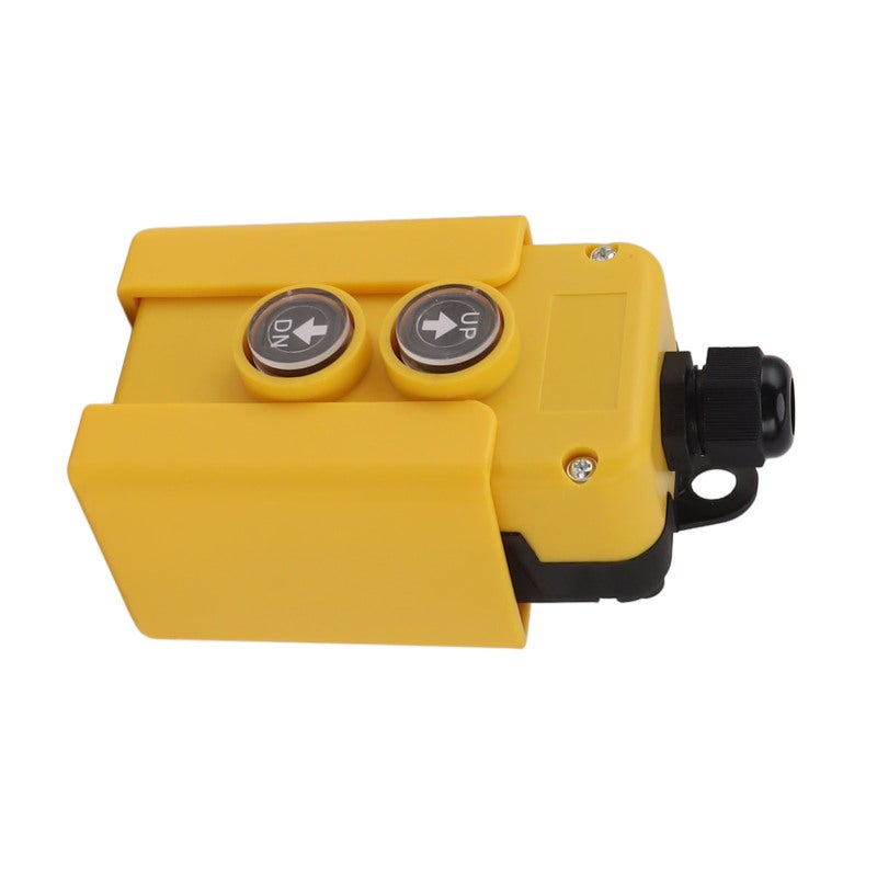 Dump Trailer Remote Control 12V DC 3/4 Wire Connection Durable Plastic Shell - Versatile 3 Mounting Methods Up Down Control Switch for Double Acting Hydraulic Pump Power Devices - Image 1