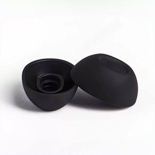 Wiki VALLEY 6 Pairs Replacement Ear Tips for Bose QuietComfort Ultra Earbuds (2023) & Bose QuietComfort Earbuds II (2022) - Anti-Slip Silicone Wingtip Covers Eartip-Black - Image 3